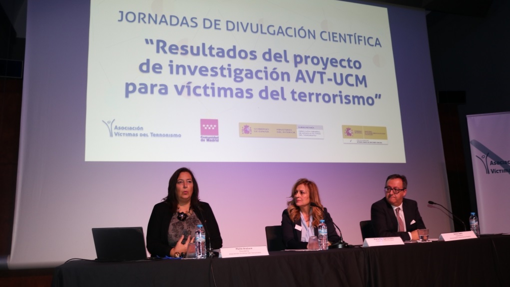I Jornadas de Divulgación Científica de la AVT: Resultados del proyecto AVT-UCM para víctimas del terrorismo